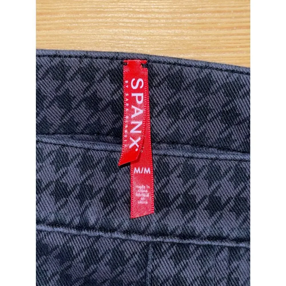 Spanx Ankle Jean-ish Leggings in Houndstooth Print Size M
